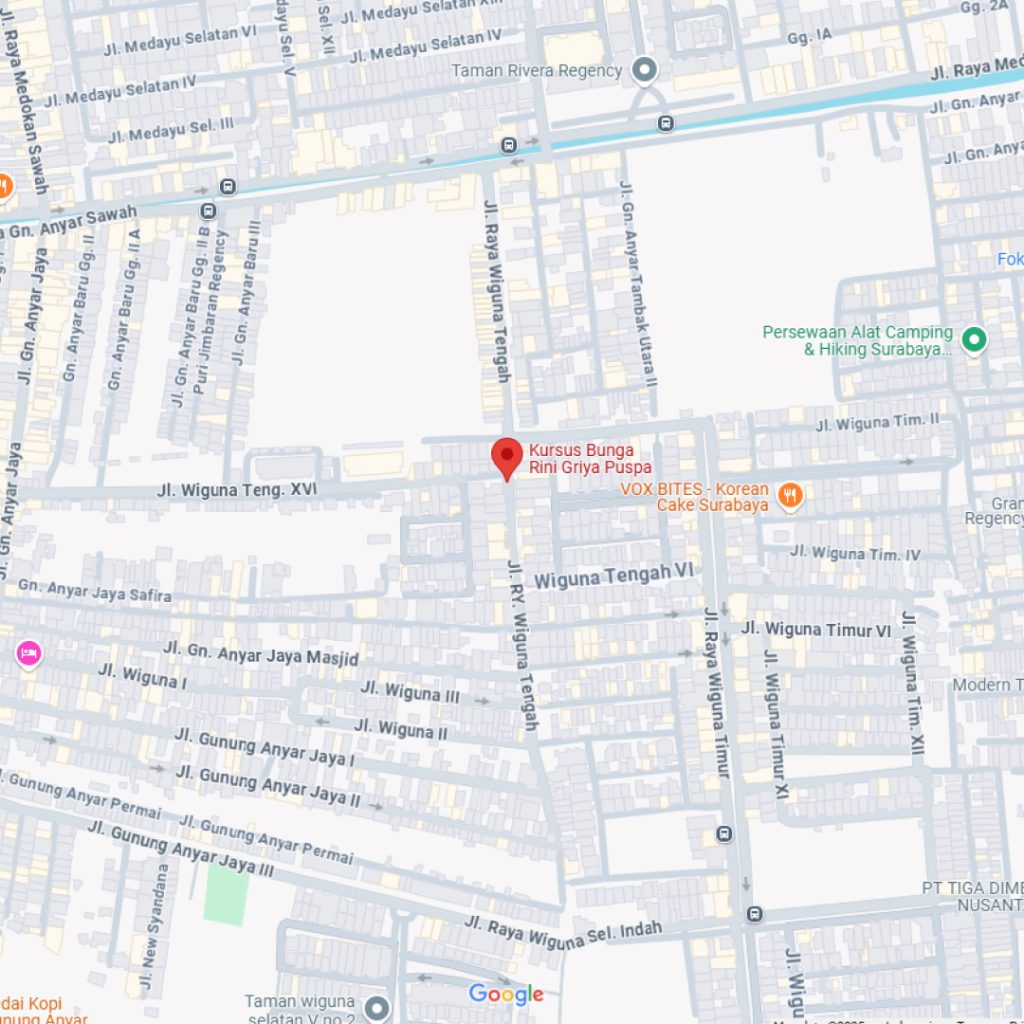 Lokasi kursus merangkai bunga surabaya